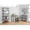Alaterre Furniture Pomona 31"H 2-Shelf Metal and Solid Wood Under-Window Bookcase AMBA1420 - alternate 2